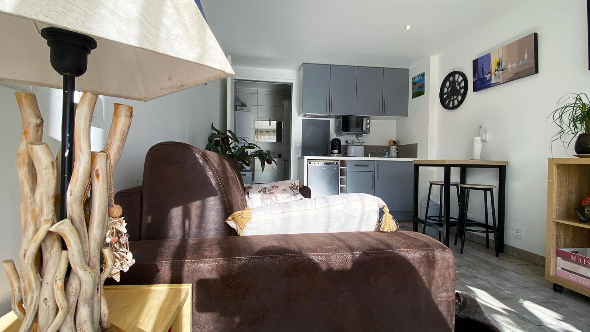 Studio Clair, Climatise Avec Jardin Et Parking Perpignan Exterior photo