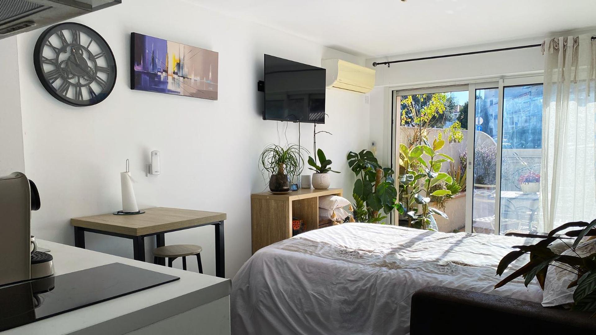 Studio Clair, Climatise Avec Jardin Et Parking Perpignan Exterior photo